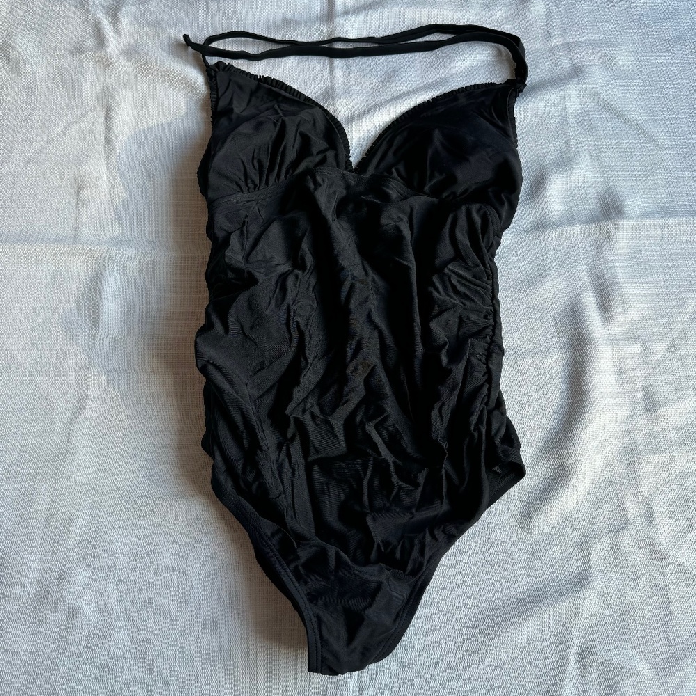 Pinkblush - Maternity Swimsuit - Black - Small